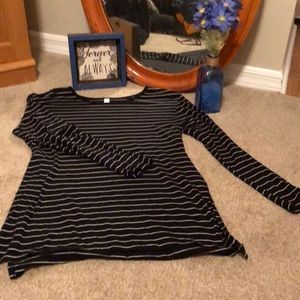 BP Black and white striped shirt